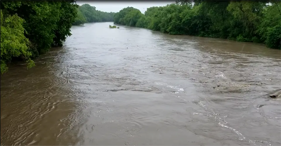 Holiday Weekend Rains Swell Streams