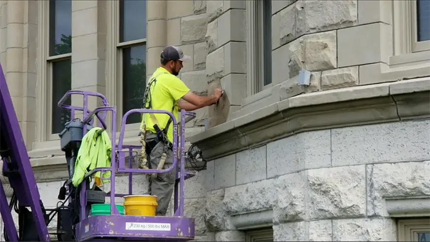 Restoration Continuing on a Grand Old Building