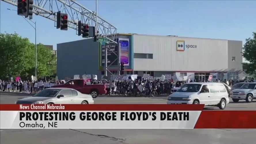 Hundreds Protest In Omaha Over Death Of George Floyd