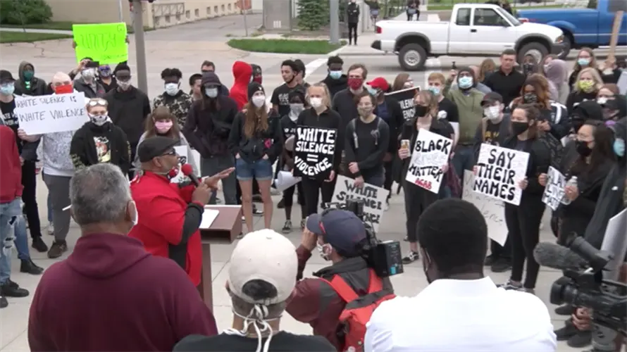 SIGHTS AND SOUNDS: Peaceful protest in Lincoln Saturday afternoon
