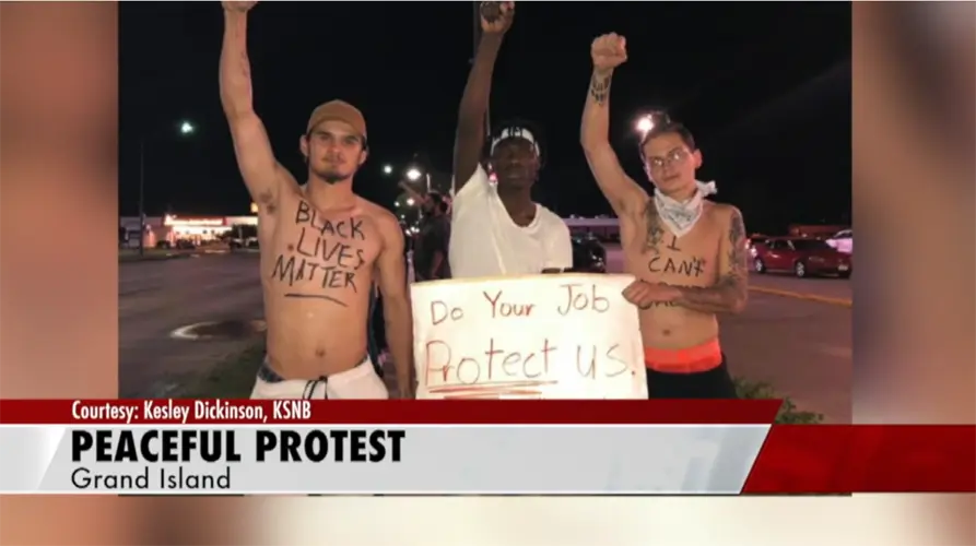 Grand Island sees second night of BLM peaceful protests
