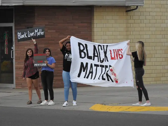 Photos: Peaceful protests in downtown Sidney