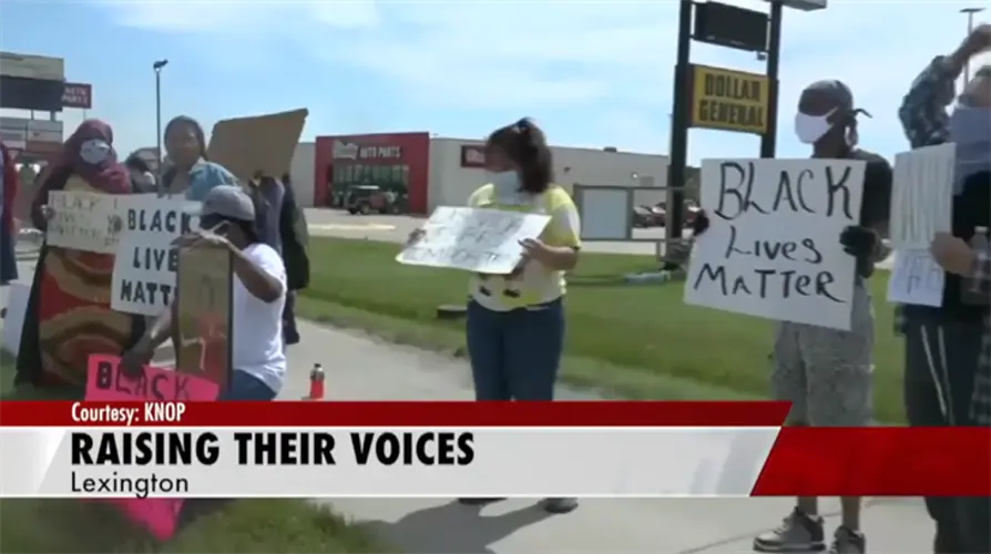 Lexington holds peaceful demonstration