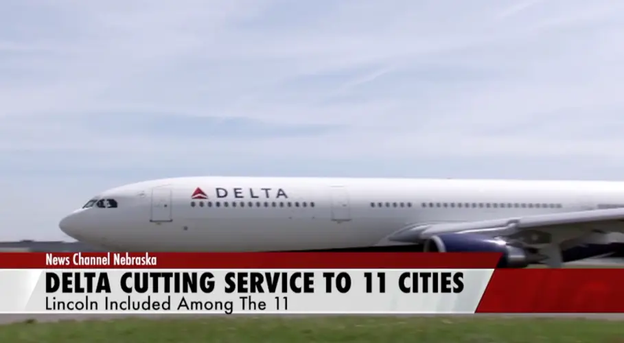 Lincoln Airport among 11 losing Delta Airlines