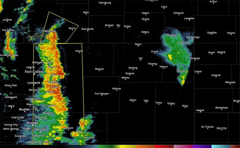 Pine Bluffs included in latest severe weather warning