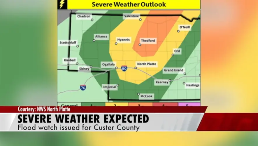 Nebraskans on alert for severe weather