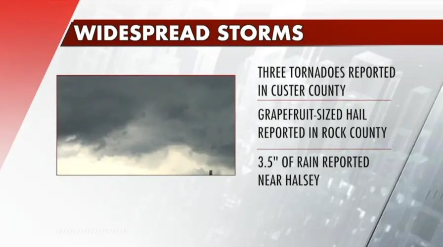 Storm system brings multiple reports of tornadoes