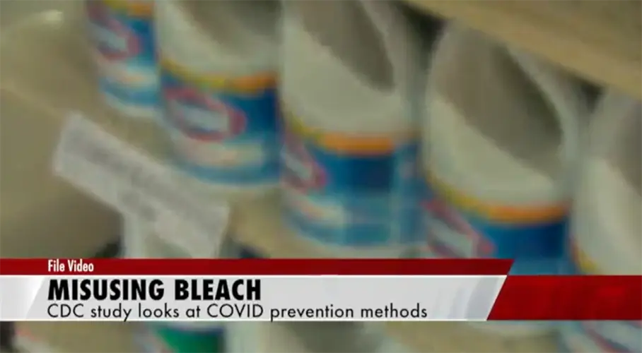 CDC - Americans misusing bleach to fight virus