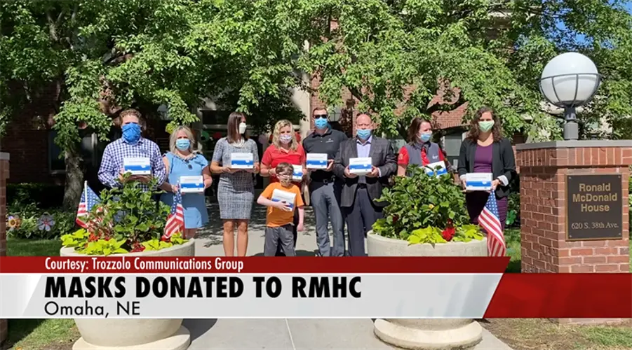 Over 4,400 medical face masks donated to RMHC Omaha