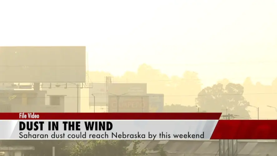 Dust from the Sahara Desert is heading for the US