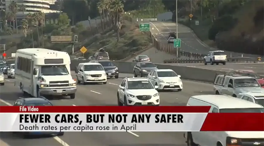 Report finds emptier roads aren't safer