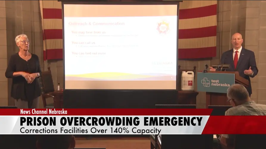 Nebraska officials say prison crowding not easily solved