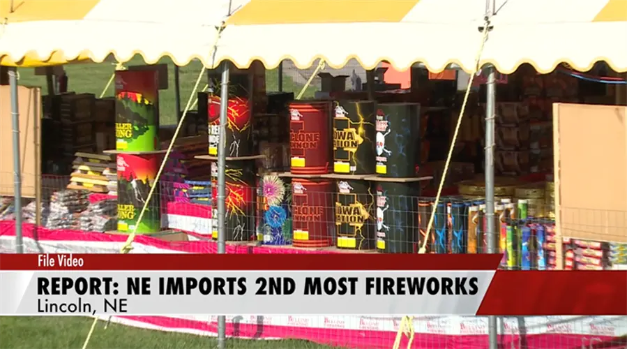 Report: Nebraska Imports 2nd Most Fireworks in the U.S.
