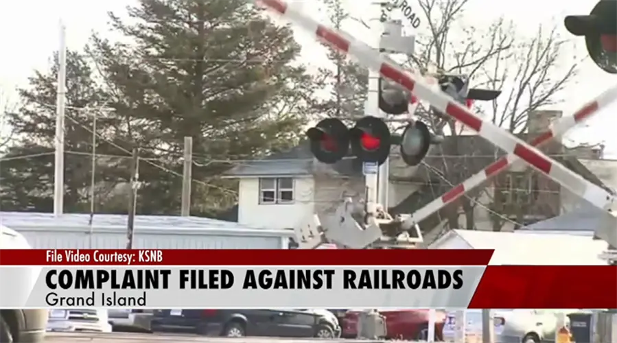 Nebraska Commission files complaint against railroad for Grand Island blocked crossing