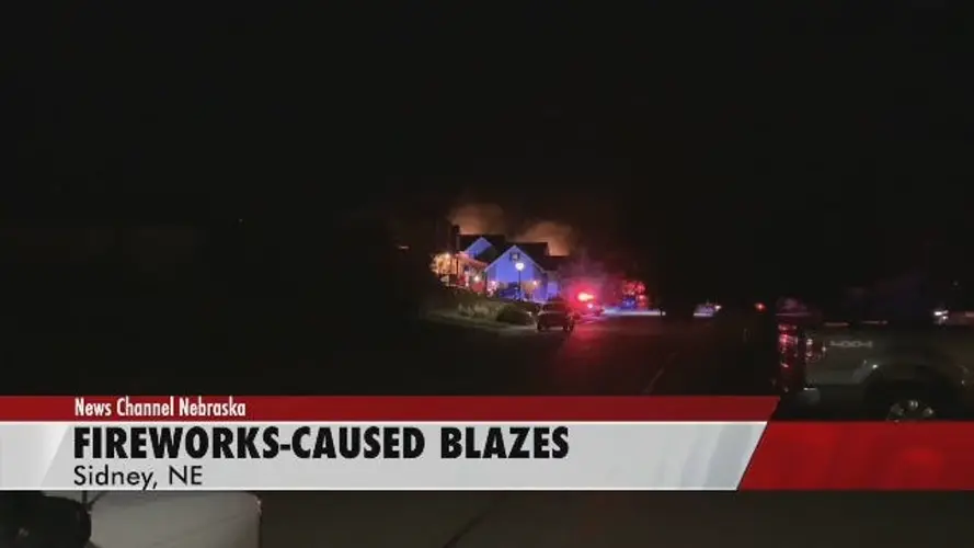 Firework caused blazes keep Sidney Fire Department busy
