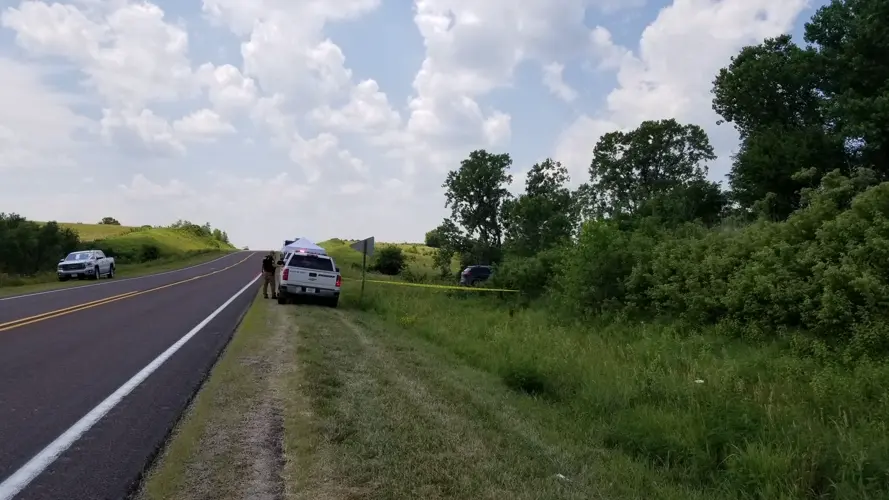Man Found Dead, West of Tecumseh