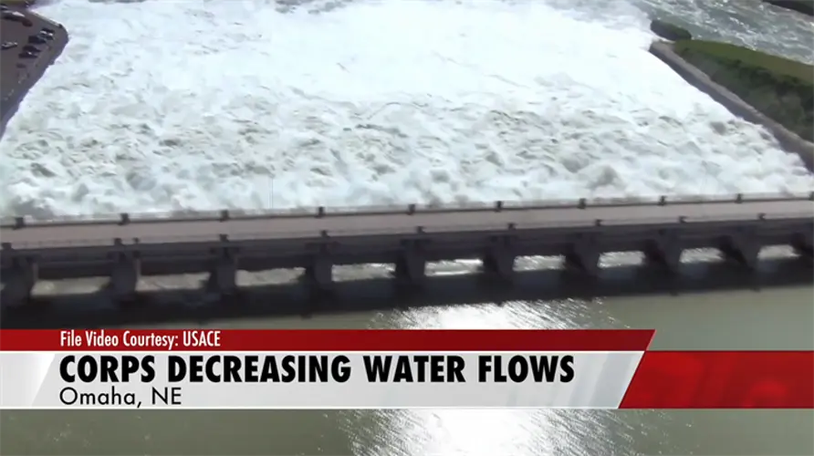 Amount of water released into Missouri River to be reduced