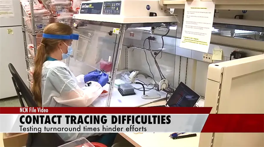 Testing turnaround times hinder contact tracers