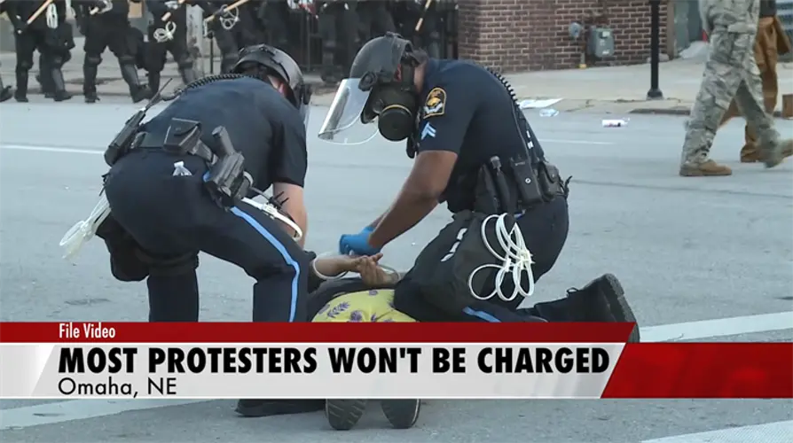 Most of 250 protesters arrested in Omaha won’t be charged