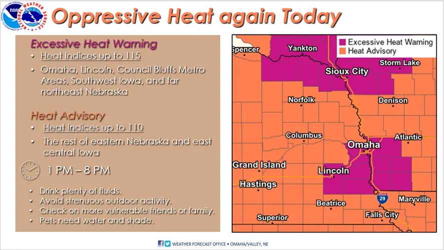 Excessive Heat Warning In Effect Until 8pm