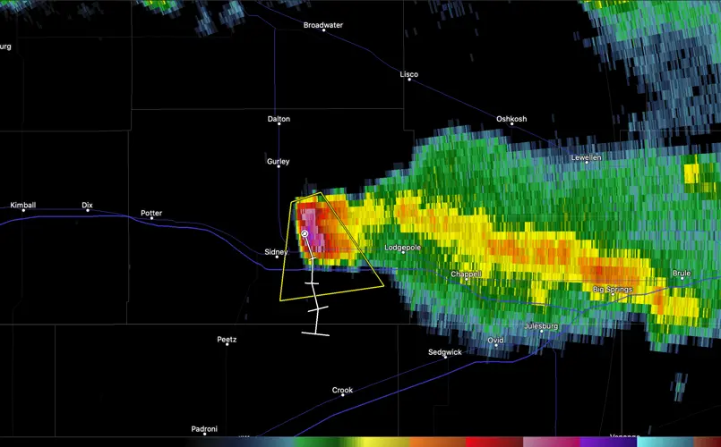 Severe thunderstorm warning: Cheyenne County