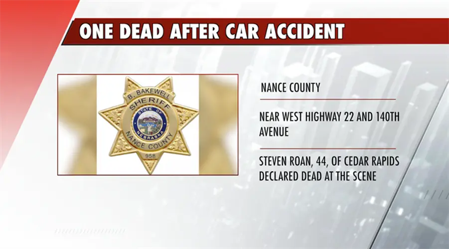 One Dead After Nance County Car Accident