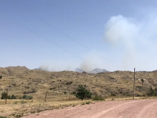 Crews Battling Wildfire Southeast of Chadron