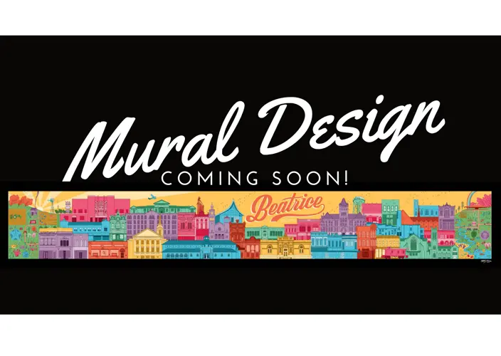 Beatrice Downtown Mural Work Starting