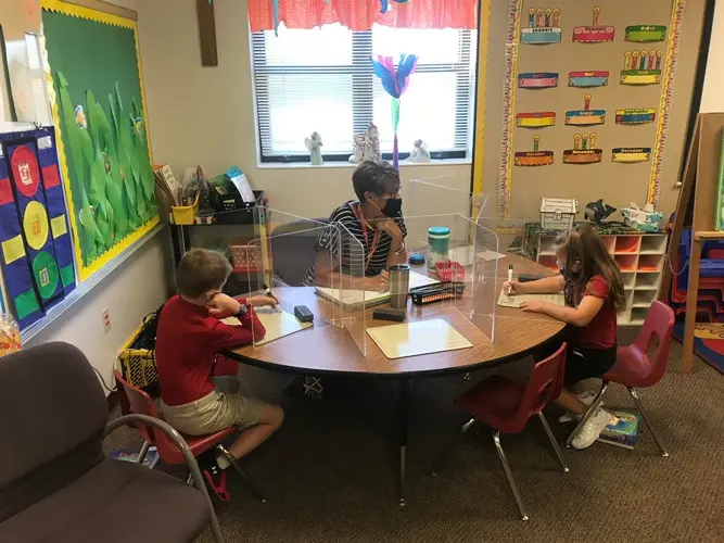 Norfolk Catholic Receives Grant For The Purchase Of Acrylic Barriers