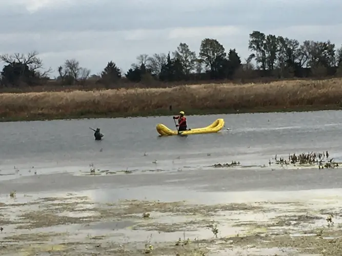 Stanton County duck hunter pulled to safety after getting stuck in mud