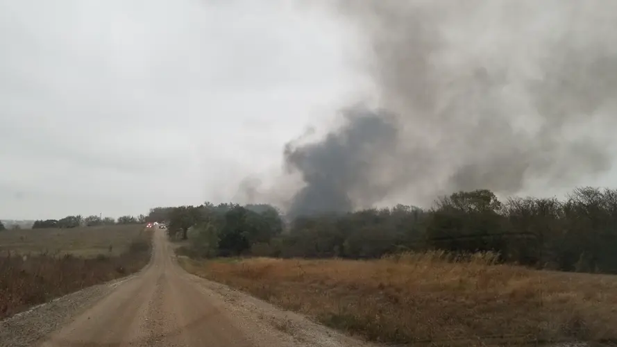 Rural Garage Totaled by Fire, Northeast of Beatrice
