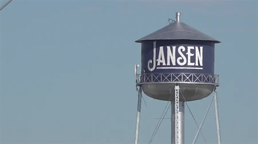 Remodeled Jansen Water Tower is finalist for award