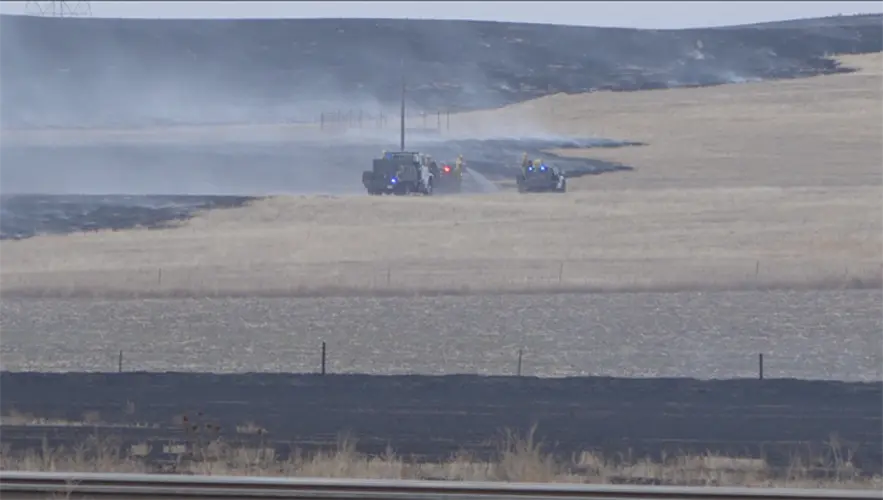 Series of grass fires claims nearly 1,000 acres between Sidney and Potter