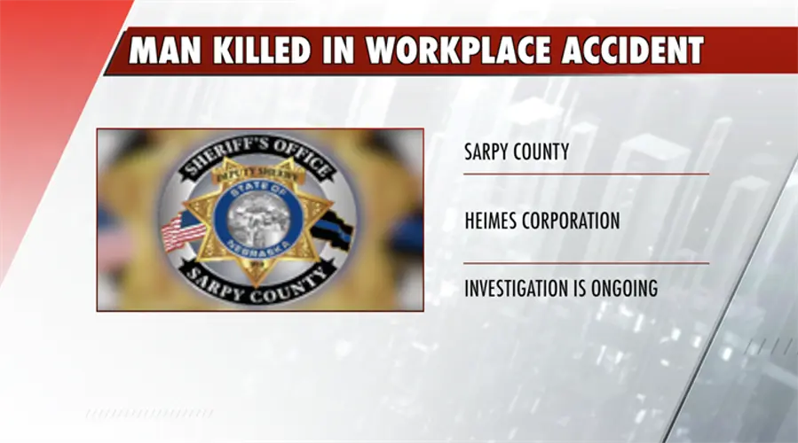 Man killed in Sarpy County workplace accident