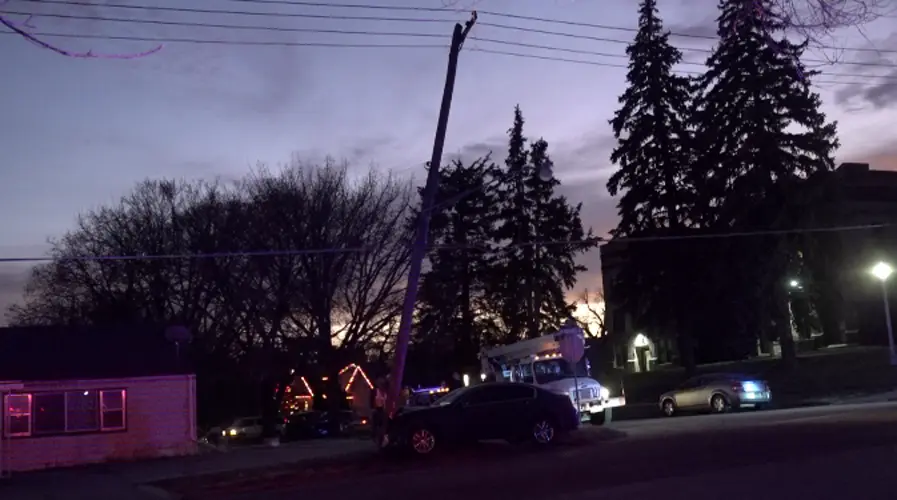 Power Pole Loss In Norfolk