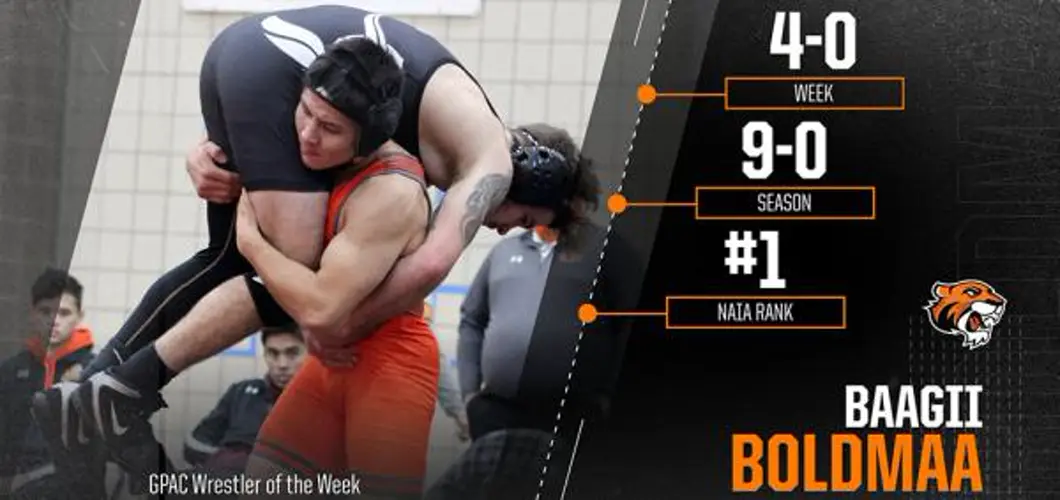 Doane wrestler named GPAC Wrestler of the Week