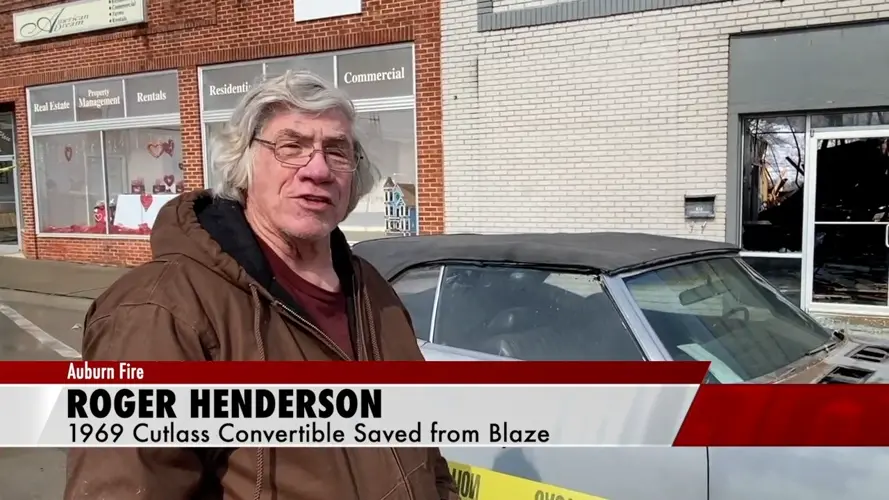 Classic car saved from destructive Auburn Fire