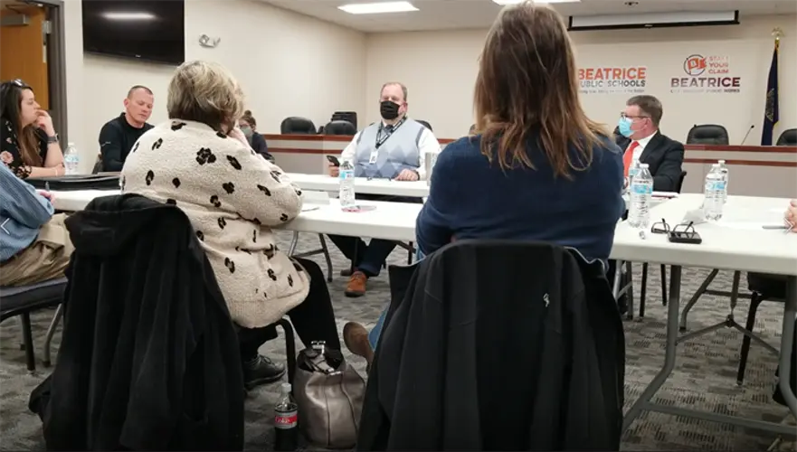Beatrice High School studying block vs. traditional classroom schedule