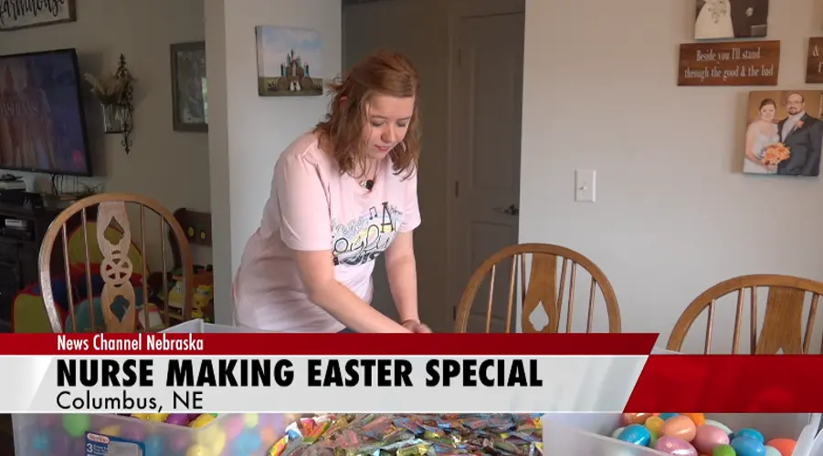 Nebraska nurse makes Easter special despite pandemic