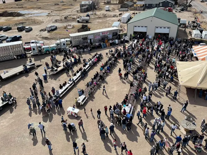 Sterling 'Meat In Day' event serves burgers and hot dogs to over 2,000 people