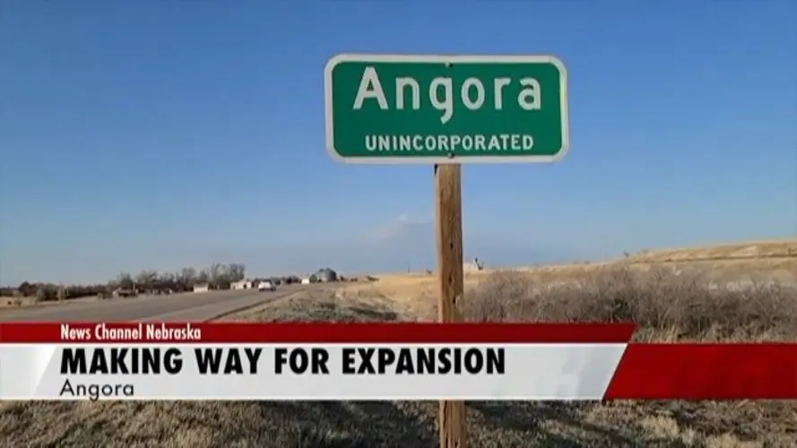 Old town buildings in Angora leveled for highway expansion