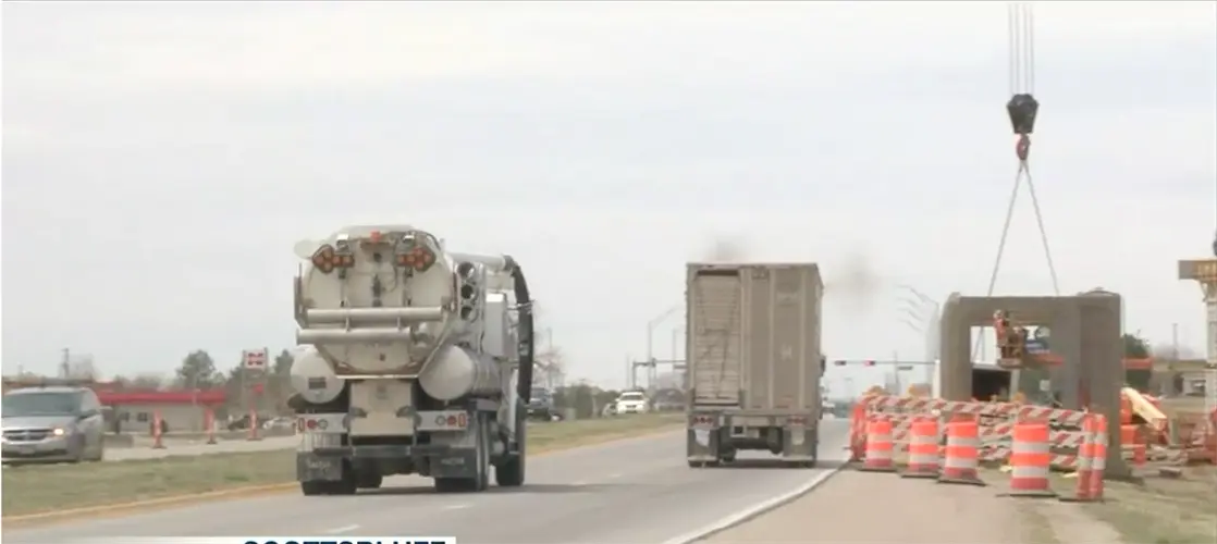 Highway 26 bridge set in place Thursday