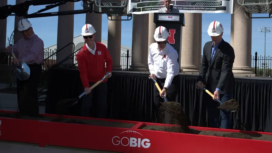 Huskers Break Ground on Go B1G Project