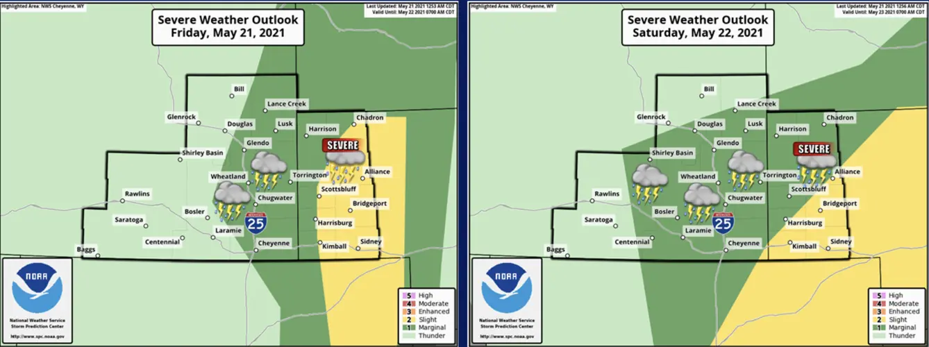 Severe weather threat remains for western Nebraska Friday and Saturday