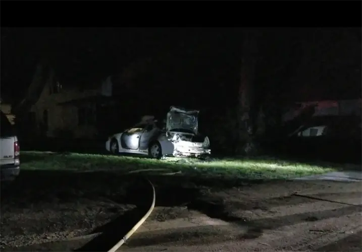Beatrice Firefighters douse car fire early Wednesday