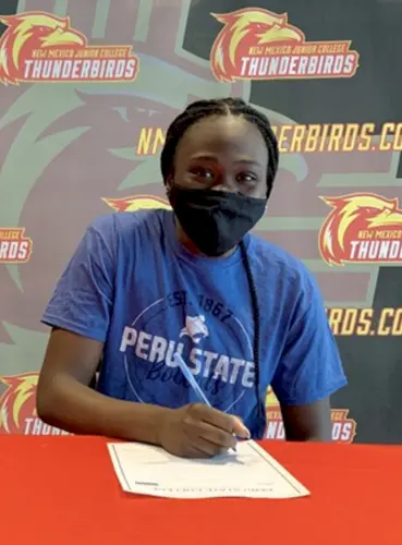 Ace Sawadogo Signs with Peru State Volleyball