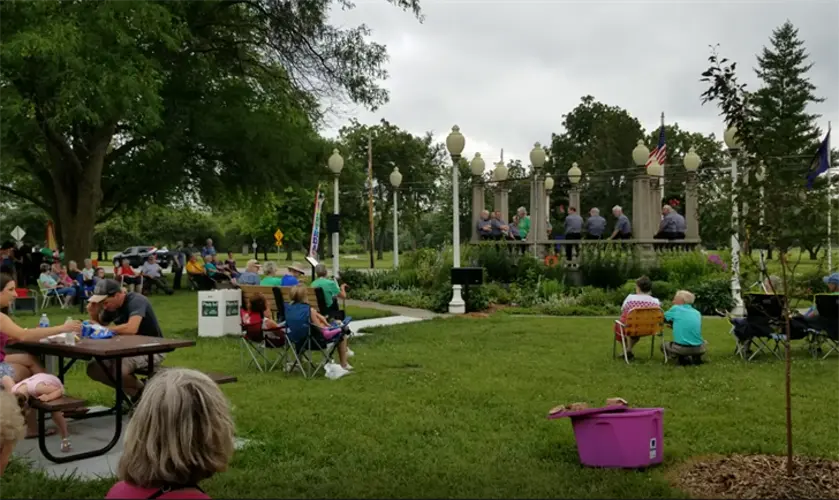 You don't look a day over 100.....but Nichols Park Bandstand is 105