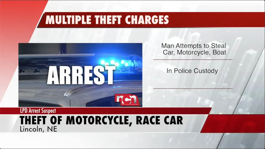 LPD report attempted theft of race car, boat, and motorcycle