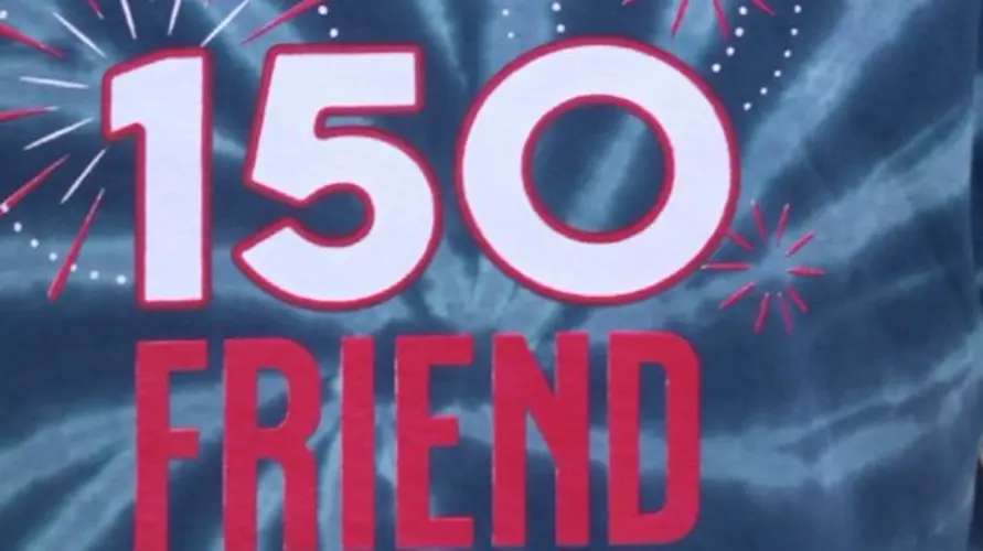 Friend celebrating 150th anniversary of town during Independence Day weekend