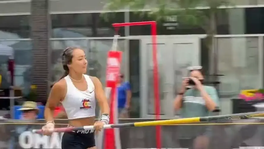 A pole vault party in Omaha